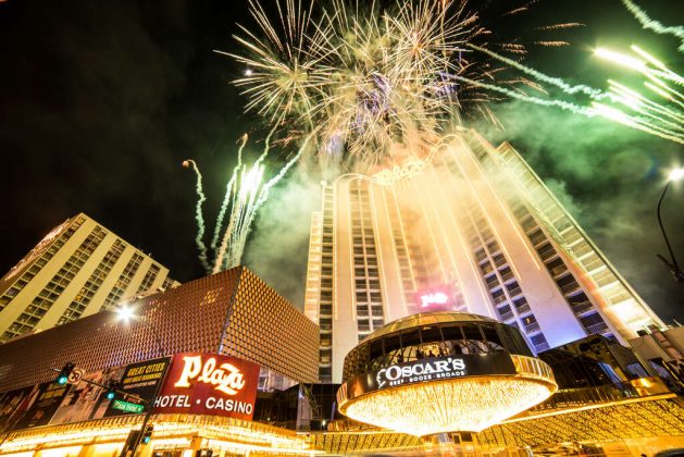 New Year’s Gala in Fremont Street Experience: Firework Display Instead